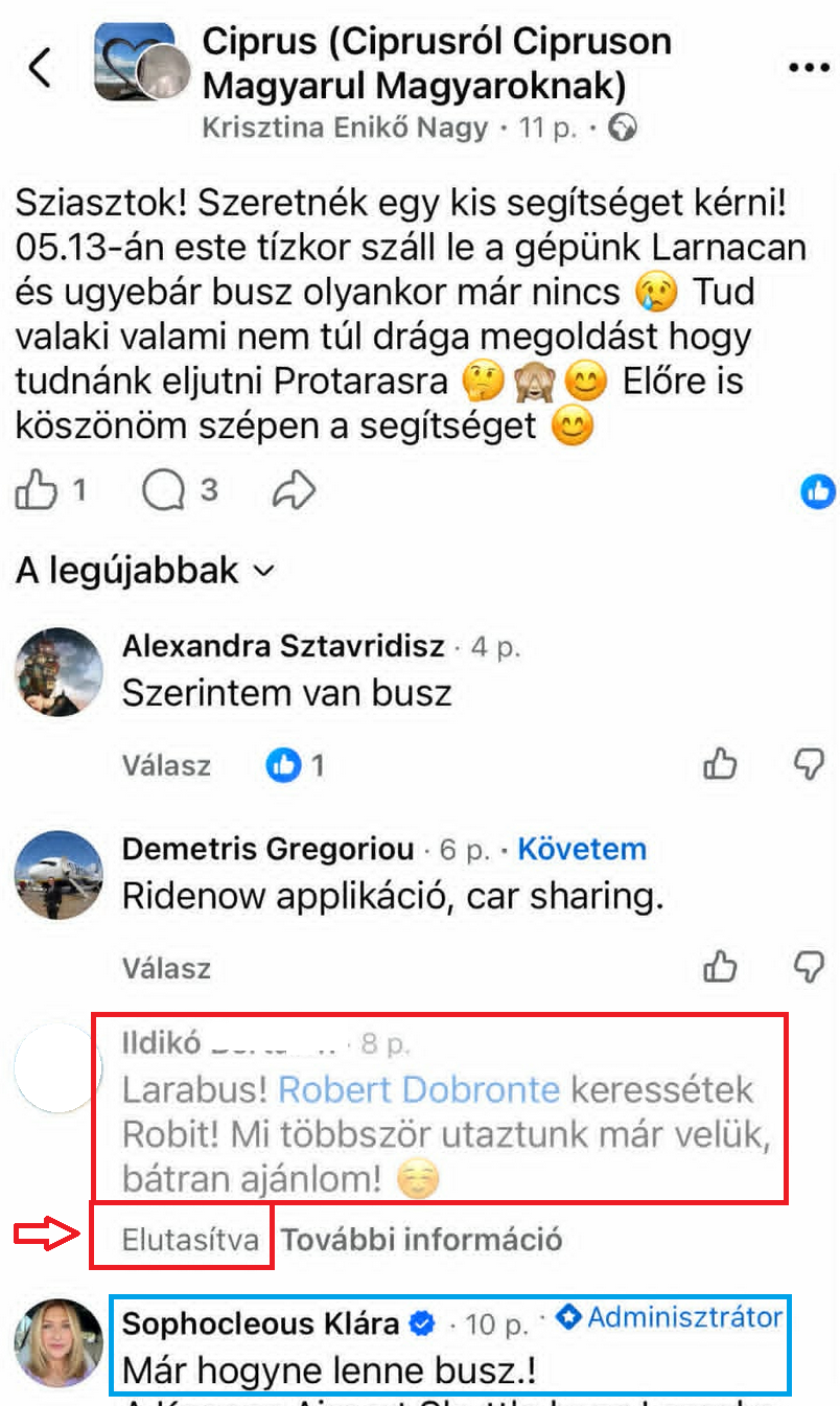 Legfrissebb update a csoport moderálásáról
